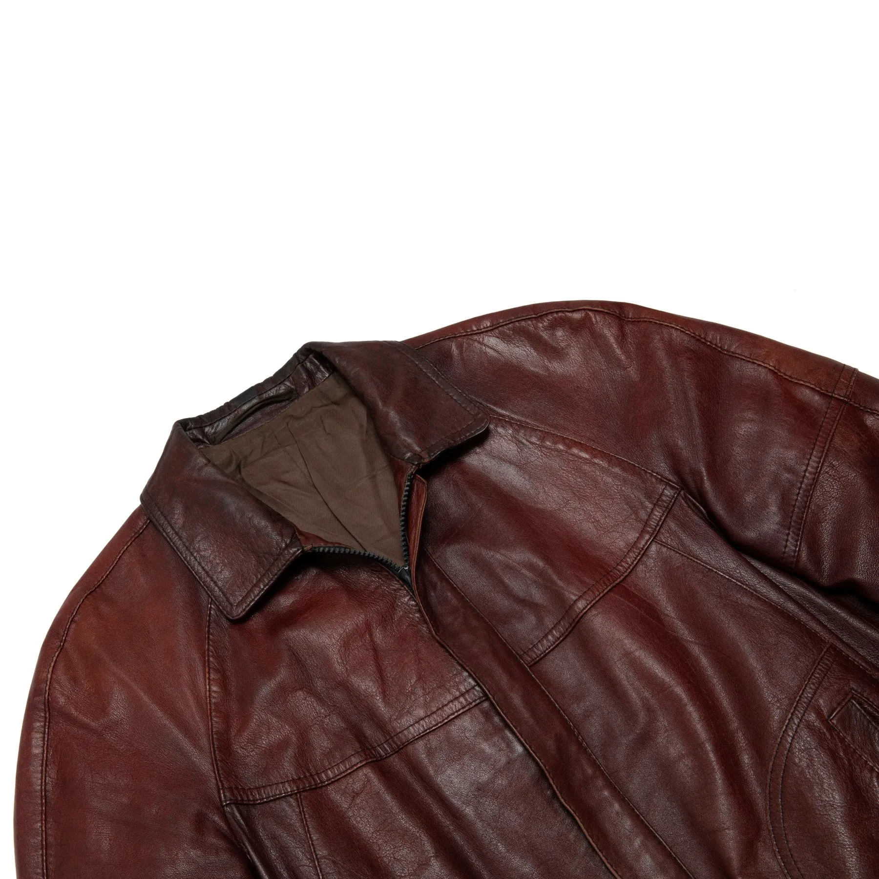 70s Vintage Lambskin Flight Jacket