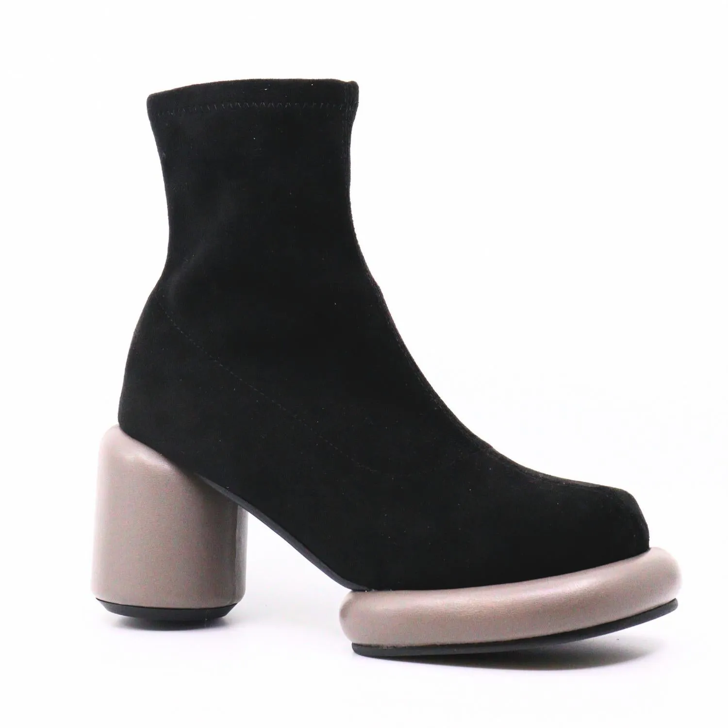 All Black - Mod Stretch Bootie
