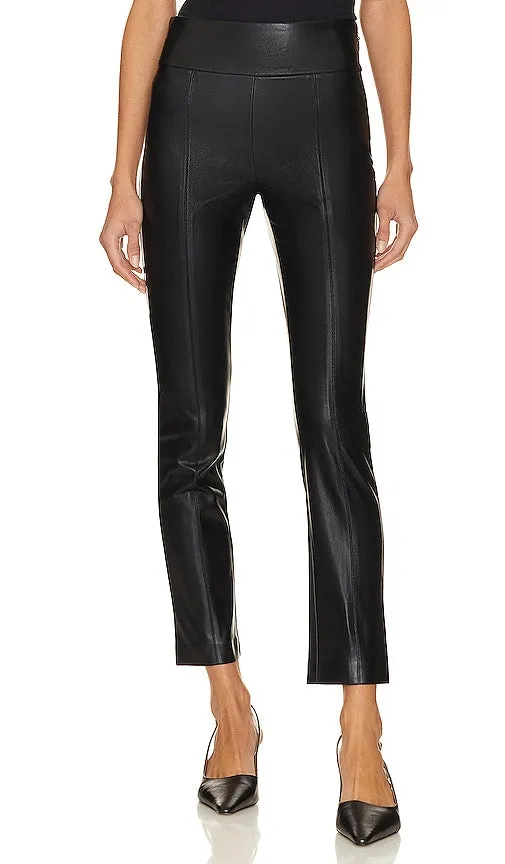BCBGMAXAZRIA Leather Pant in Black