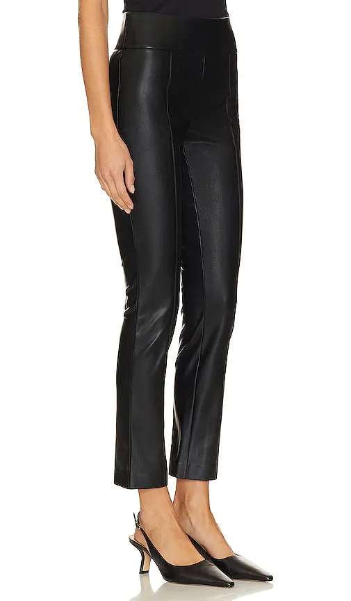 BCBGMAXAZRIA Leather Pant in Black
