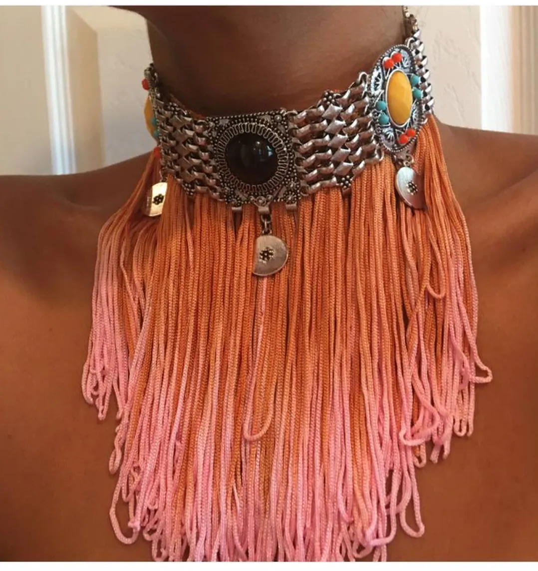 Galore Fringe Choker