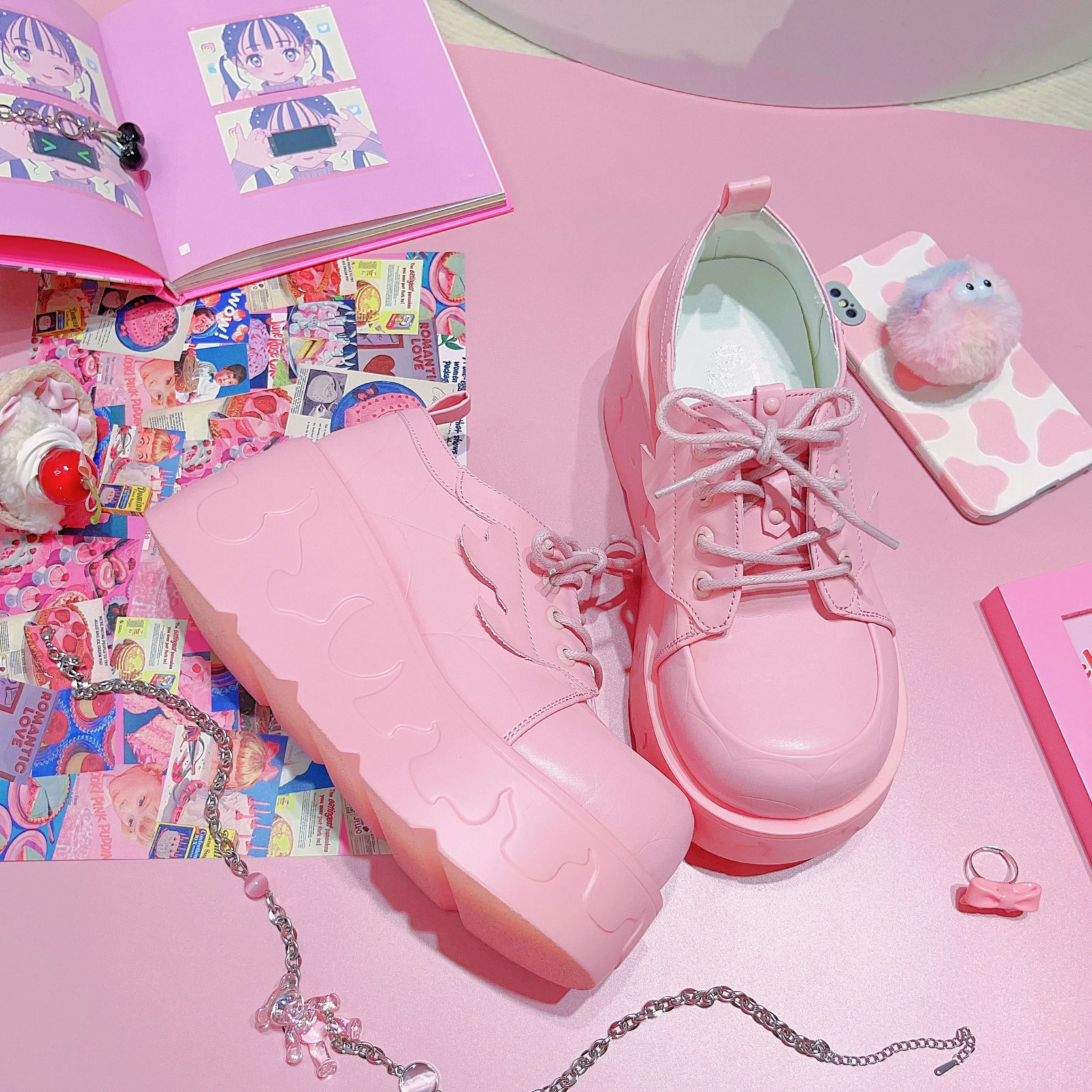 lolita platform shoes  PL52707
