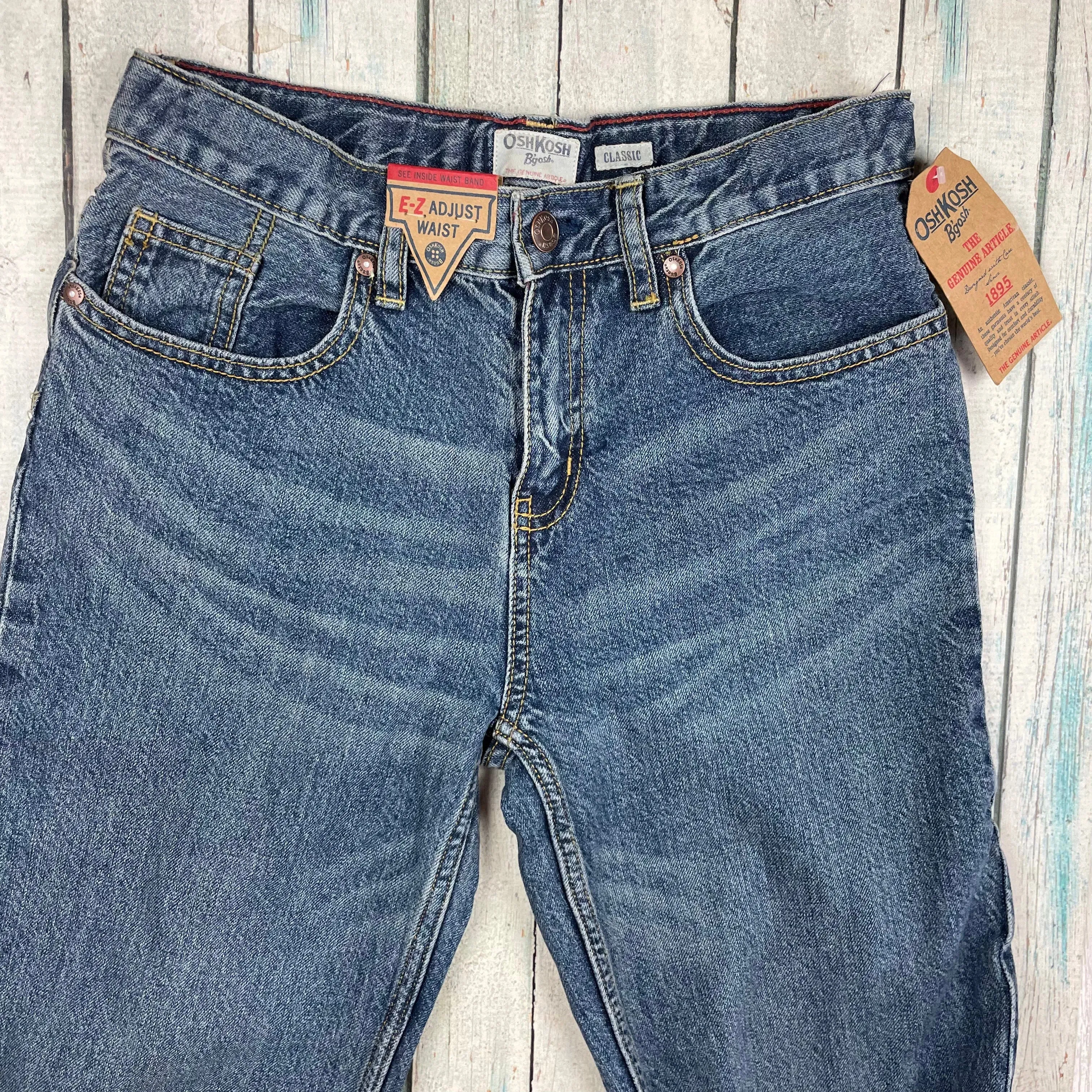 NWT- Osh Kosh B'gosh Boys Classic 'Husky' Straight Leg Jeans - Size 12Y