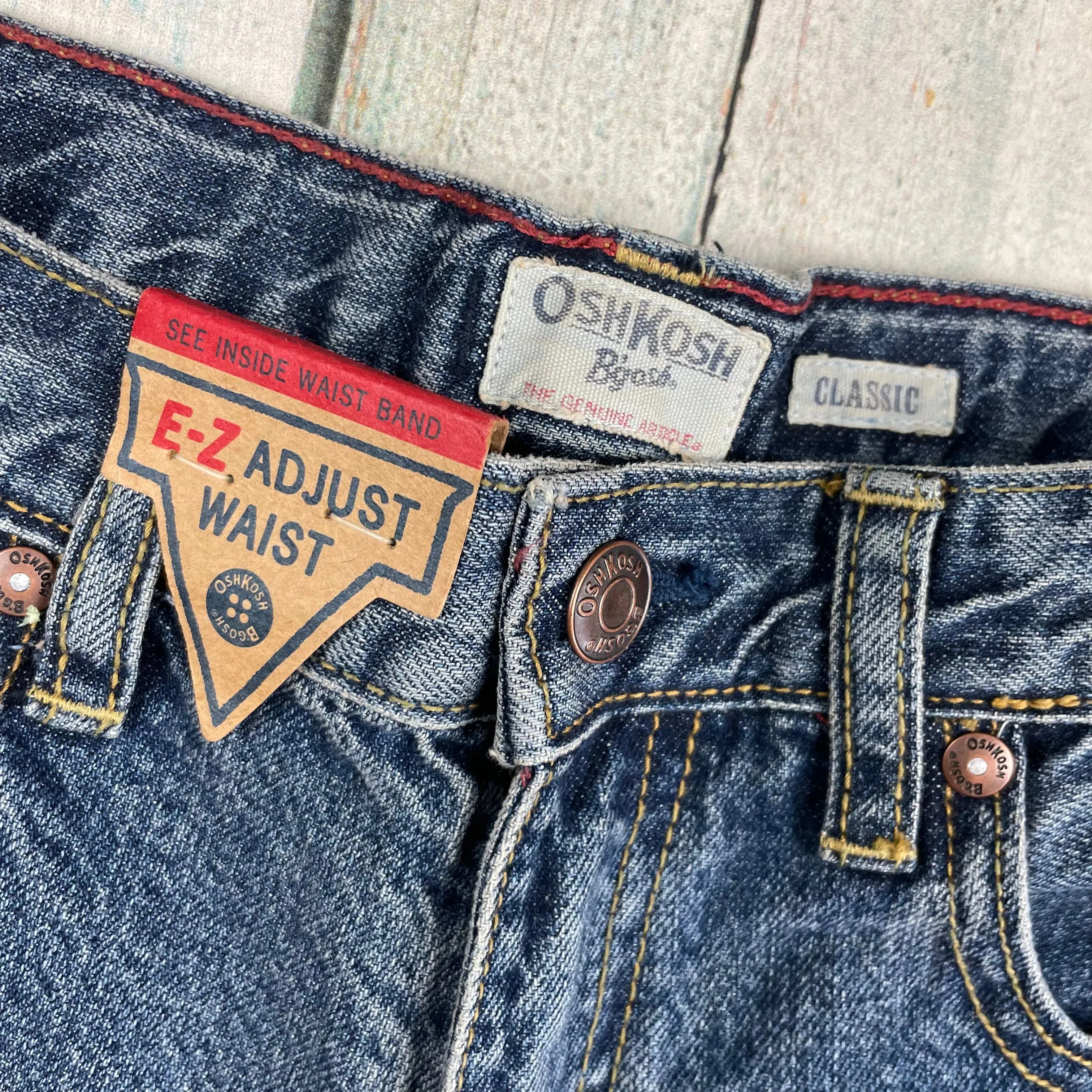NWT- Osh Kosh B'gosh Boys Classic 'Husky' Straight Leg Jeans - Size 12Y