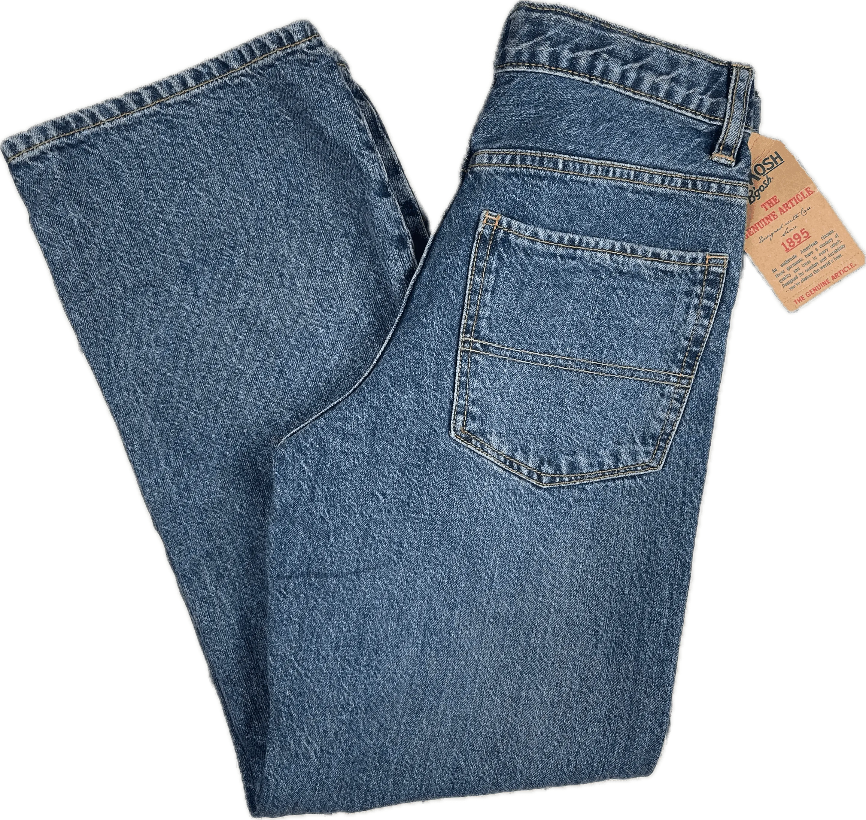 NWT- Osh Kosh B'gosh Boys Classic 'Husky' Straight Leg Jeans - Size 12Y