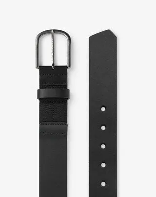 Travis Mathew JINX 2.0 LEATHER HYBRID STRETCH BELT-Black